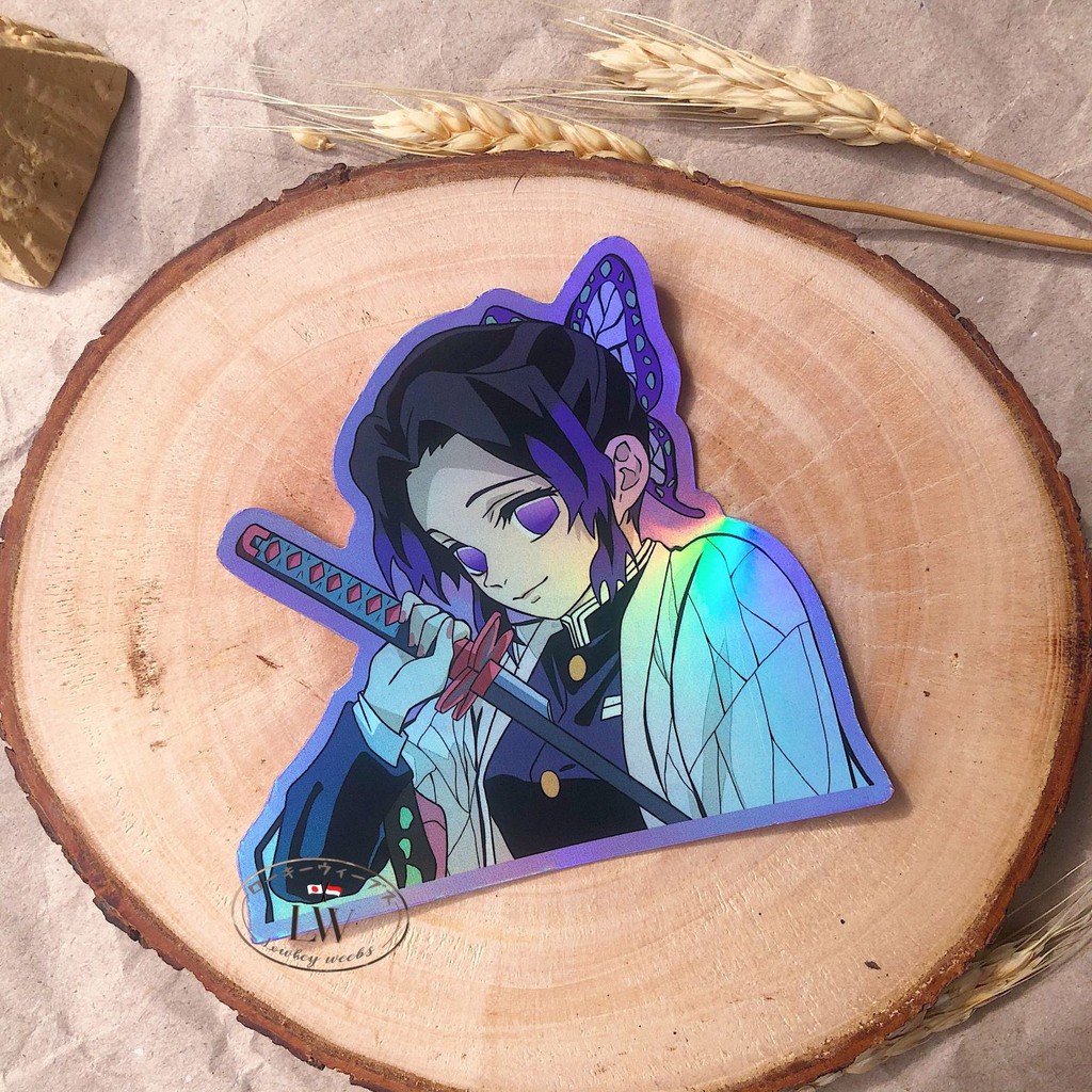 Jual Kimetsu No Yaiba Demon Slayer Hologram Sticker Shinobu Kocho