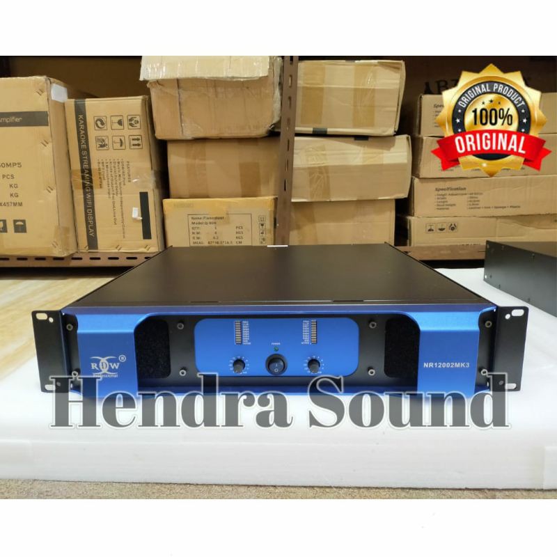 Jual Power Amplifier RDW NR 12002 MK 3 Class H Shopee Indonesia