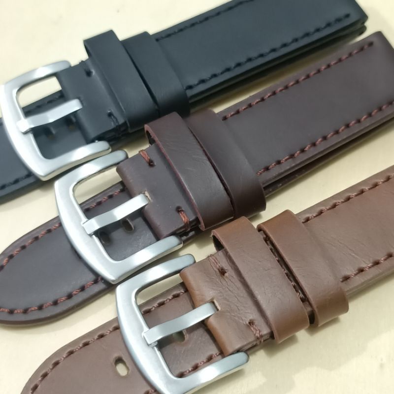 Jual Tali Jam Tangan Kulit Strap Jam Tangan Lentur Dan Lembut Ukuran