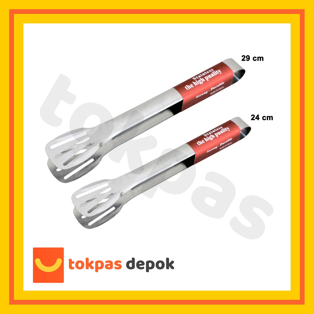 Jual Penjepit Gorengan Stainless Model Kipas Capitan Makanan Shopee