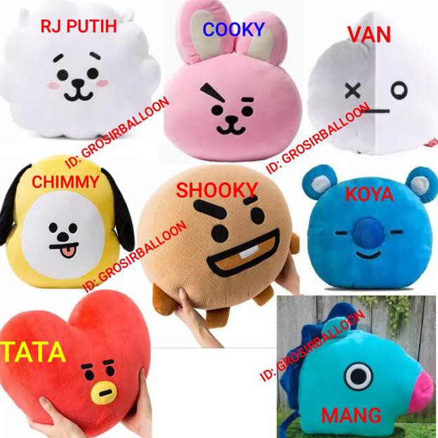 Jual Boneka BTS BT21 KPOP Terbaru BT21 BANGTAG KPOP Karakter Boneka