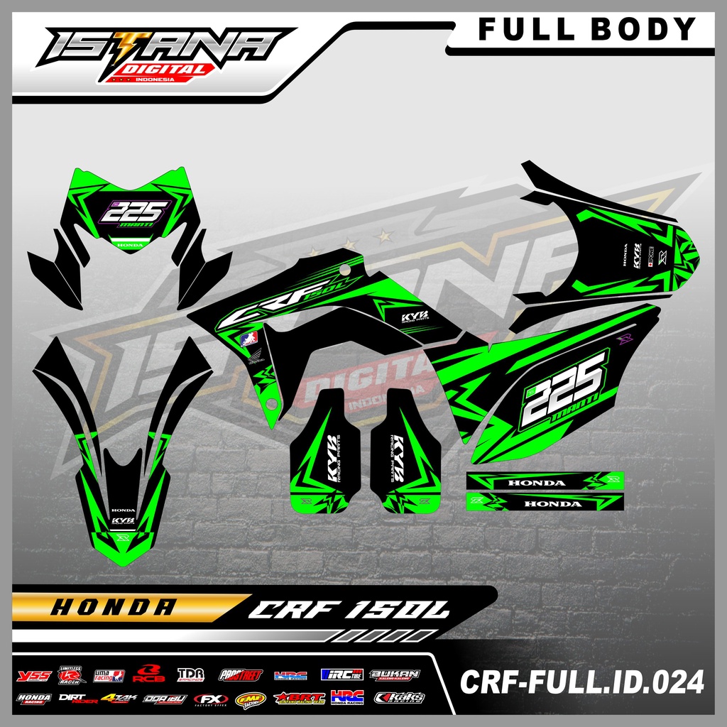 Jual Sticker Full Body Motor Crf Sticker Full Body Variasi Motor Crf