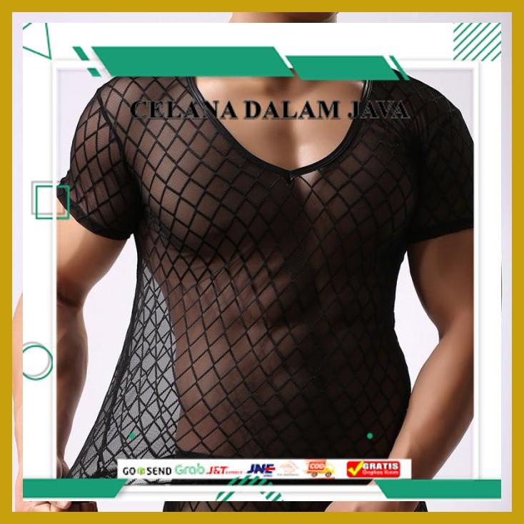 Jual Kaos Transparan Sexy Cncd A Transparent T Shirts Men Mesh See