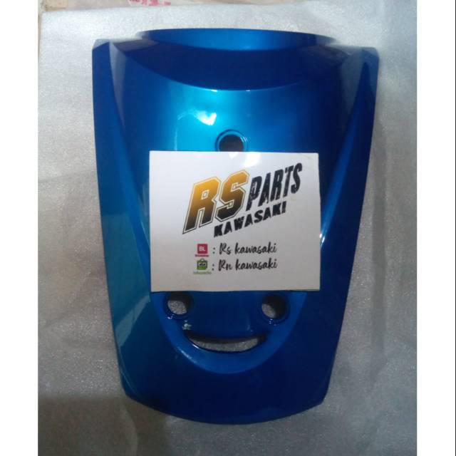 Jual Cover Tameng Depan Kawasaki Blitz R Biru Original Shopee Indonesia