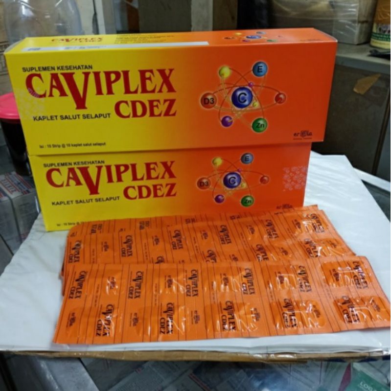 Jual CAVIPLEX CDEZ 10 KAPLET VITAMIN CAVIPLEX CDEZ Shopee Indonesia