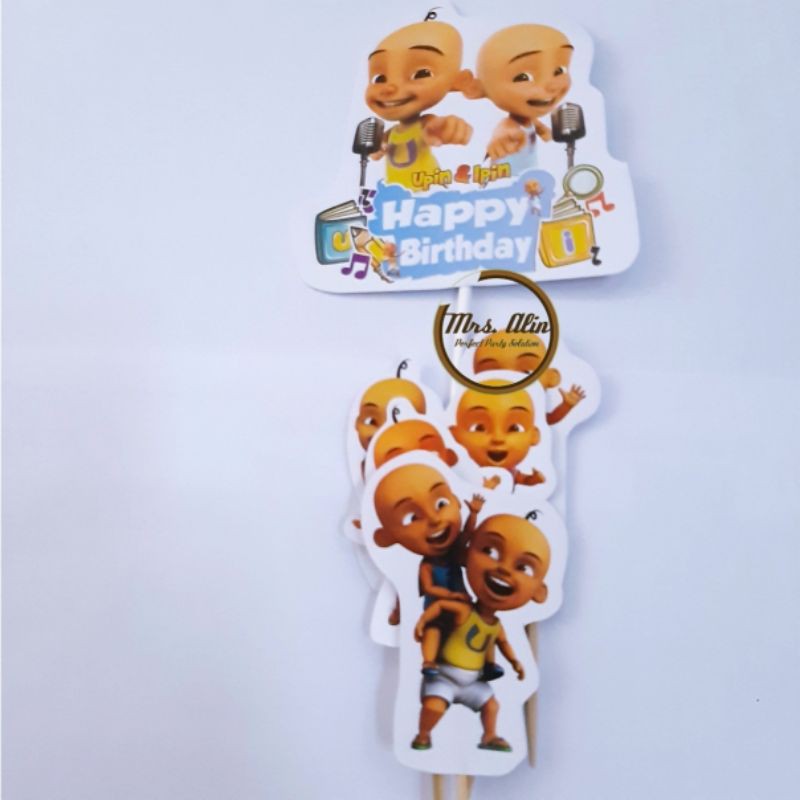 Jual Topper Cake Upin Ipin Topper Cup Cake Hiasan Kue Ulang Tahun