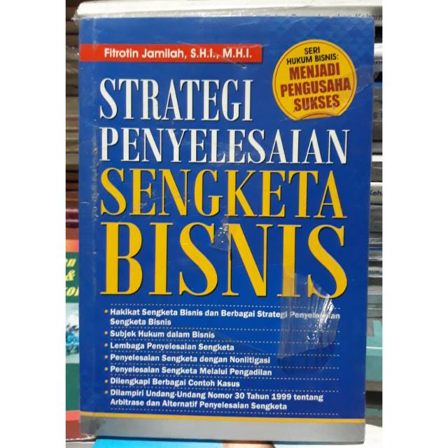 Jual Strategi Penyelesaian Sengketa Bisnis Mrd Shopee Indonesia