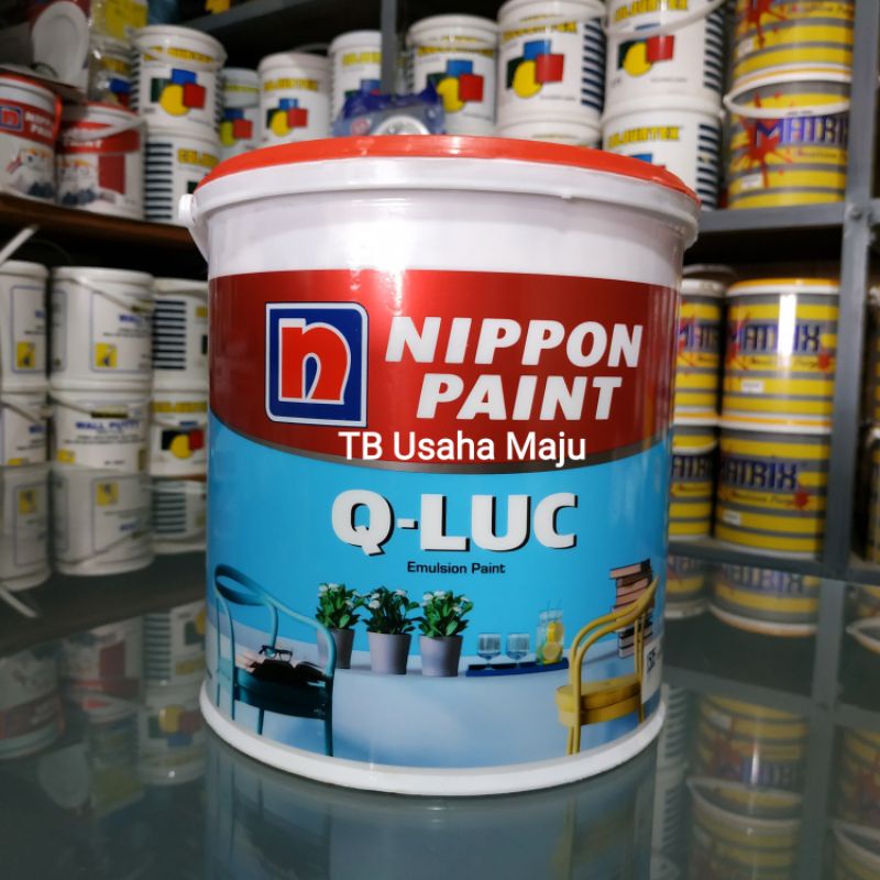 Jual Q Luc Qluc Cat Tembok Air Dinding Nippon Paint 4 5 Kg Shopee