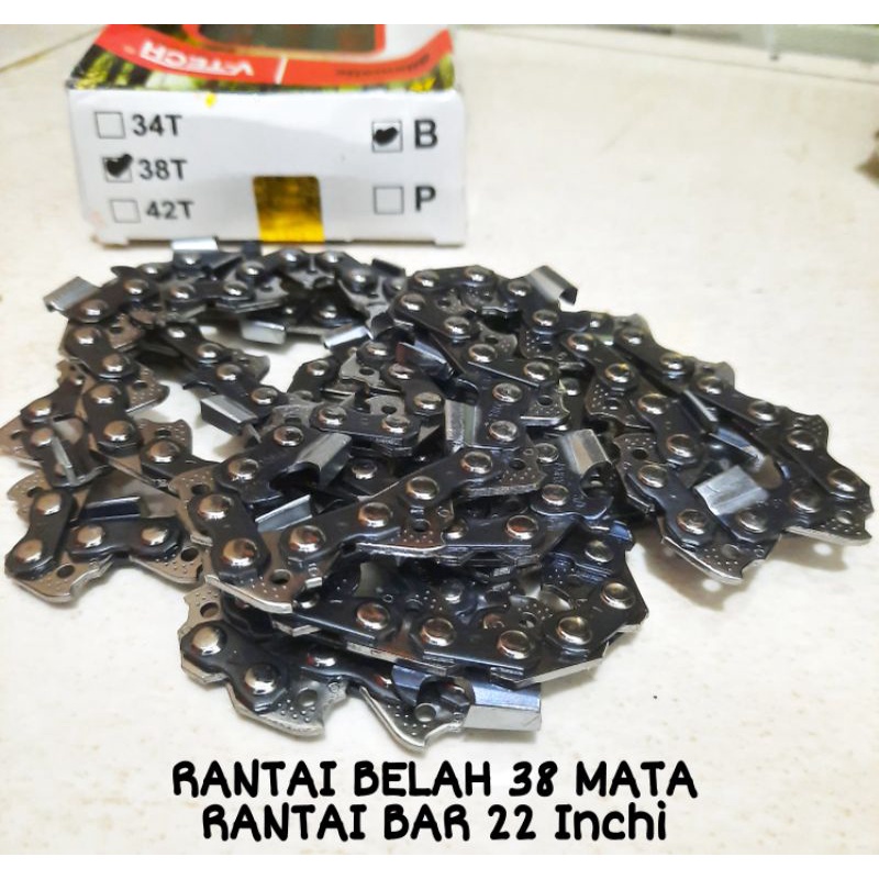 Jual Rantai Belah 38 Mata Rantai Belah Bar 22 Inchi Rantai Senso Mini