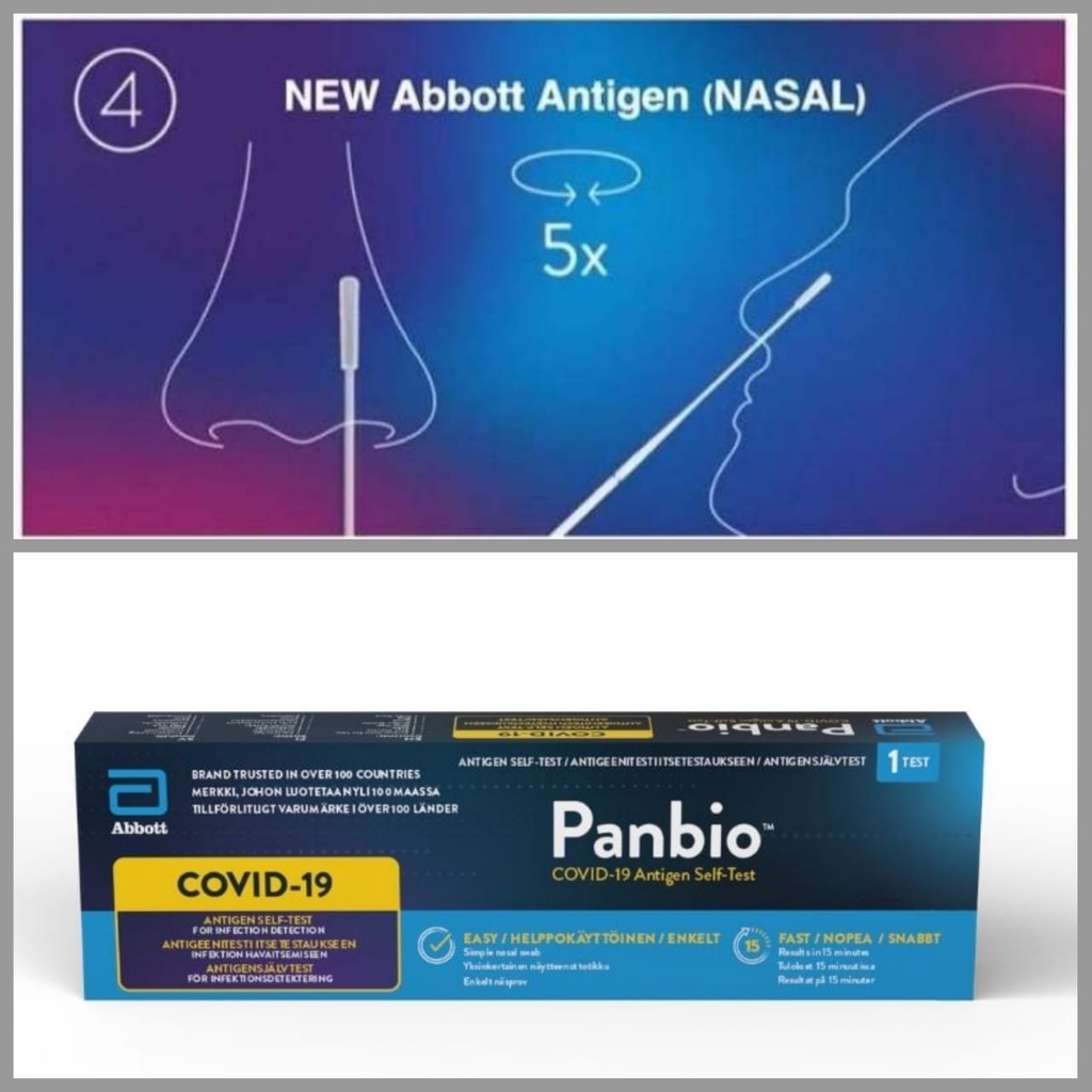 Jual Abbott Panbio Import Nasal Swab Antigen Self Test Kit Pcs Made