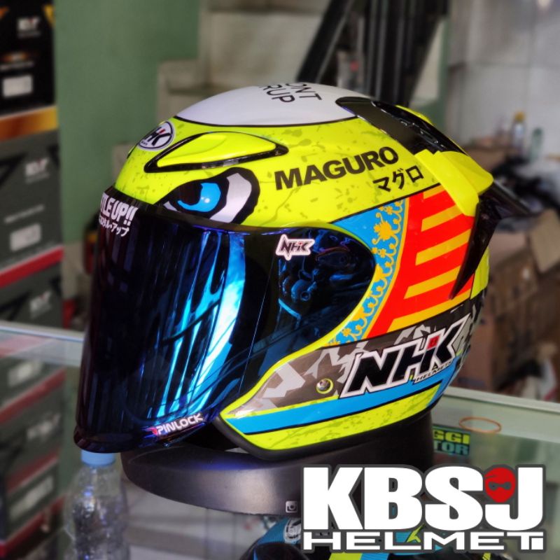 Jual Helm Nhk R Mandalika Pertamina Half Face Se Riusey Maguro