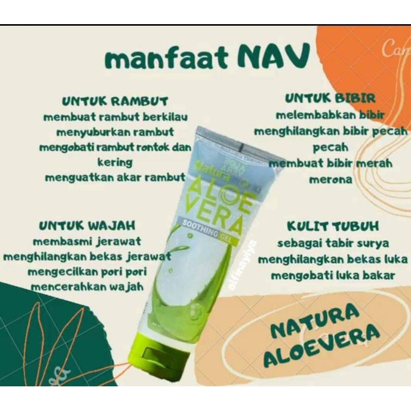 Jual NATURA ALOE VERA SHOOTING GEL Shopee Indonesia