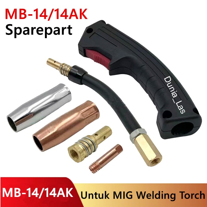 Jual Mb Mig Welding Torch Nozzle Kontak Contact Tip Holder Swanneck