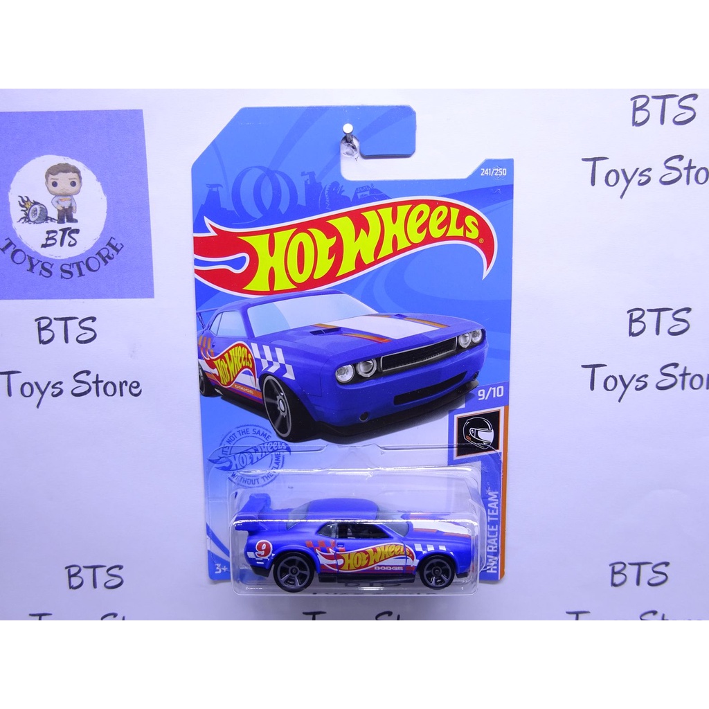 Jual Hot Wheels Dodge Challenger Drift Car Biru Tampo Hotwheels