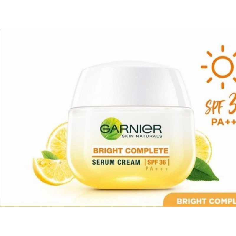 Jual Garnier Bright Complete Serum Cream Ml Spf Ed Des