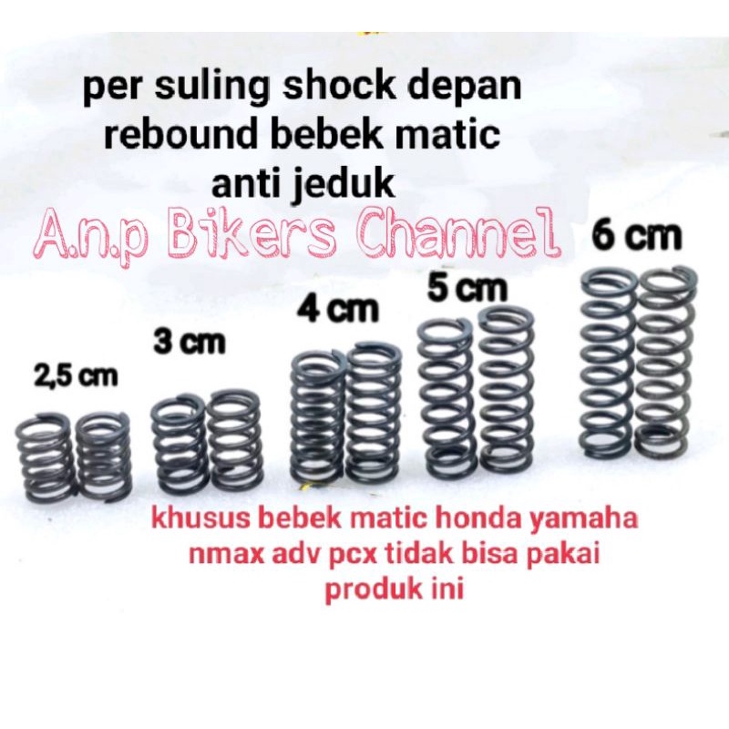 Jual PER SULING SHOCK DEPAN REBOUND BEBEK BAHAN KHUSUS ANTI JEDUK