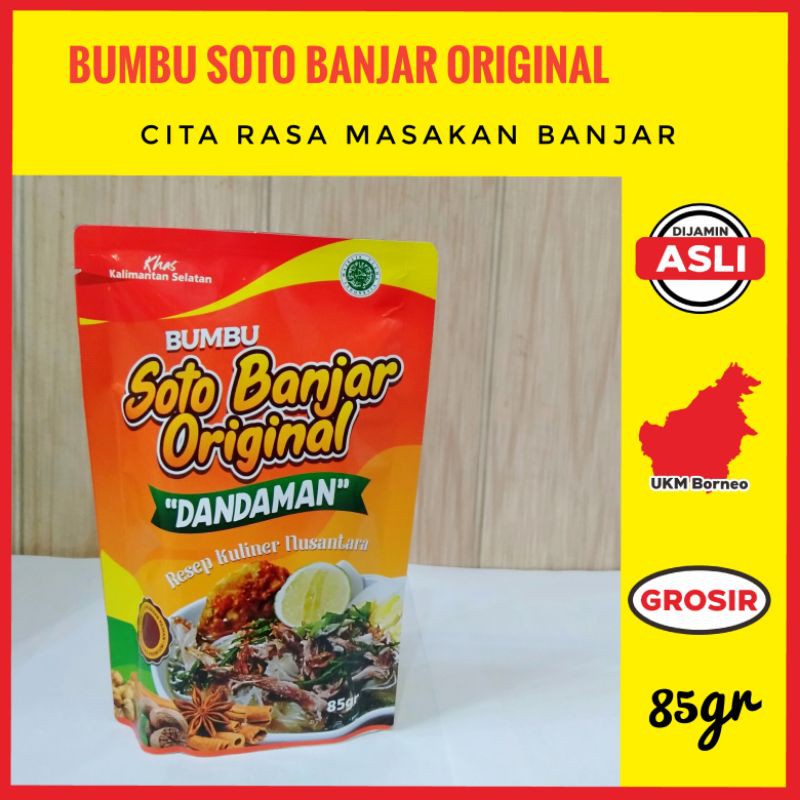 Jual Bumbu Soto Banjar Khas Kalimantan Oleh Oleh Banjarmasin Shopee