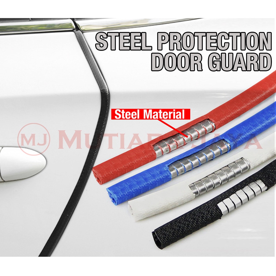 Jual Lis Pelindung Pintu Mobil Tebal Anti Gores Trim Door Guard Steel