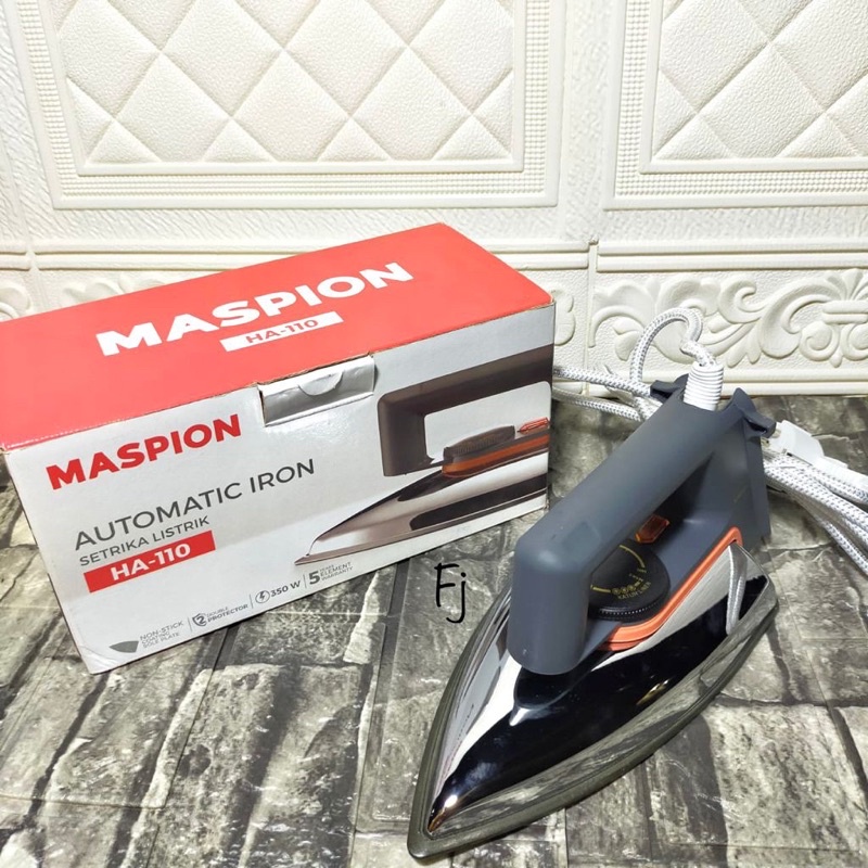 Jual MASPION Setrika Listrik Stainless HA 110 Shopee Indonesia