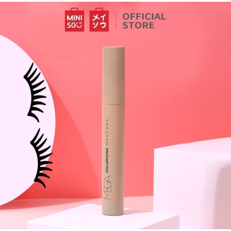 Jual Harga Sudah Termasuk Jastip Miniso Ori Mega Volumizing Mascara