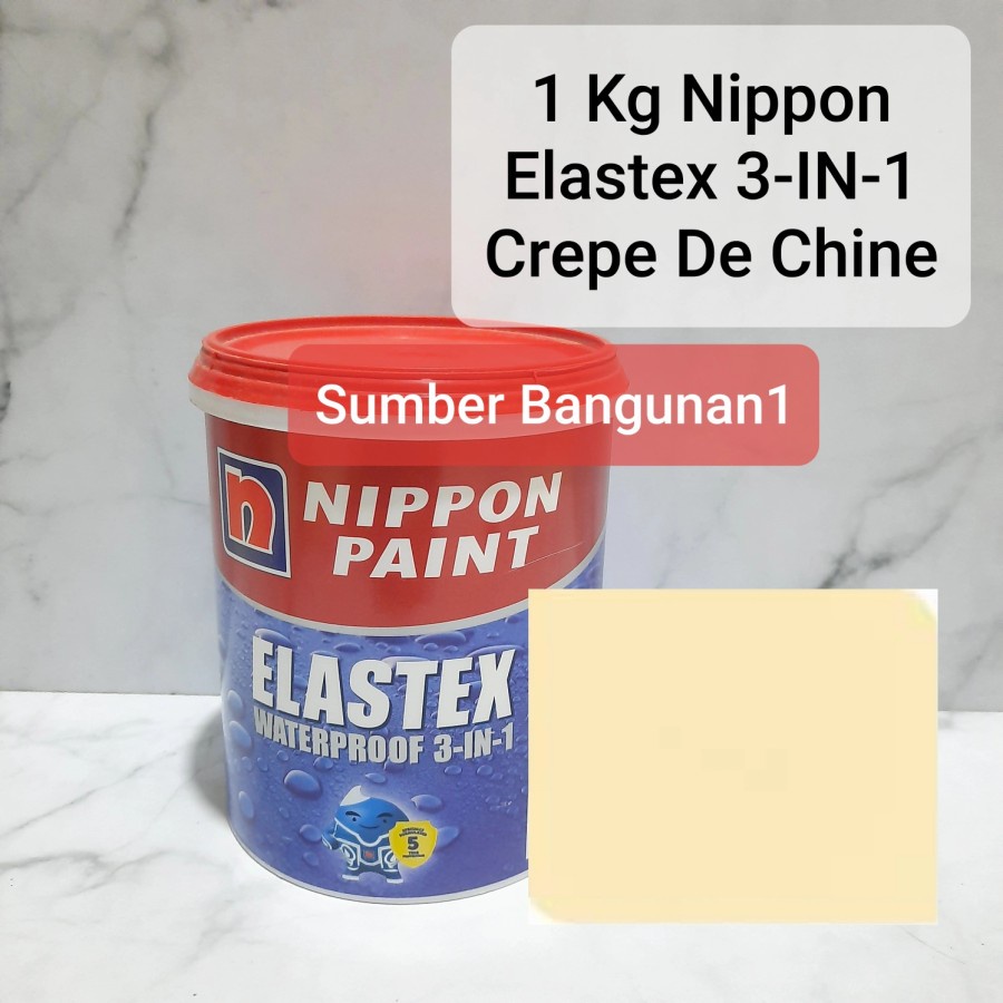 Jual Cat Tembok Kg Cream Crepe De Chine Nippon Elastex Kg Exterior