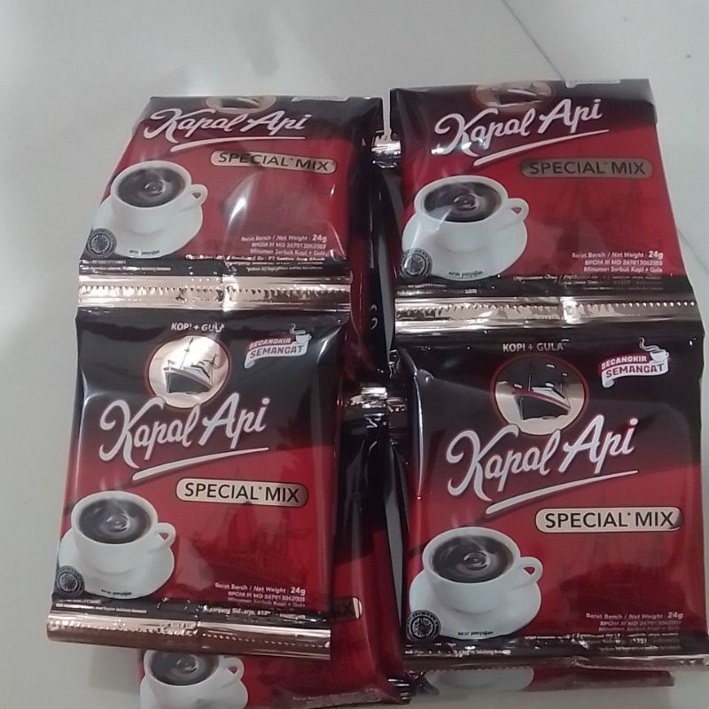 Jual Kopi Kapal Api Special Mix 24gram 1 Renceng Isi 10