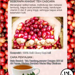 Jual Teh Cascara Kulit Cherry Kopi Bisa Cod Shopee Indonesia