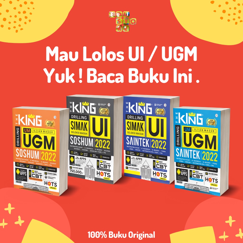 Jual PROMO BUKU SBMPTN 2022 THE KING UM UGM SIMAK UI 2022 SBMPTN