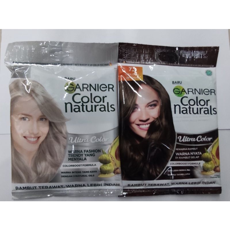 Jual PAKET BUNDLING Garnier Color Hair Ash Blonde Golden Brown 30g