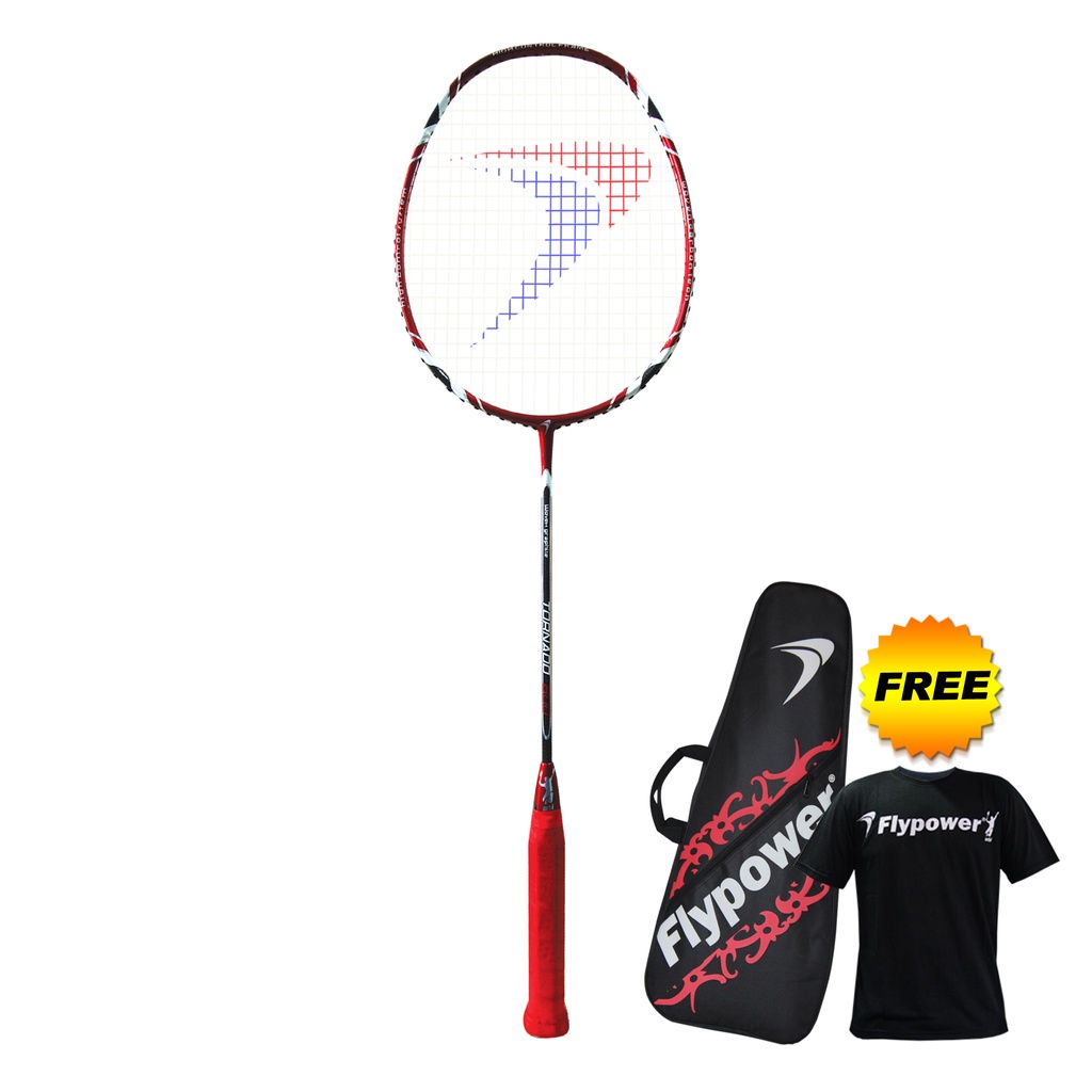 Jual Flypower Tornado 800 Raket Badminton Black Red Free Tas Bonus 2R