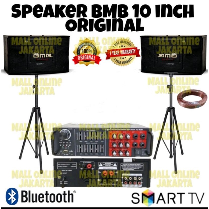 Jual Paket Karaoke Set Bmb Inch Original Sound System Shopee Indonesia