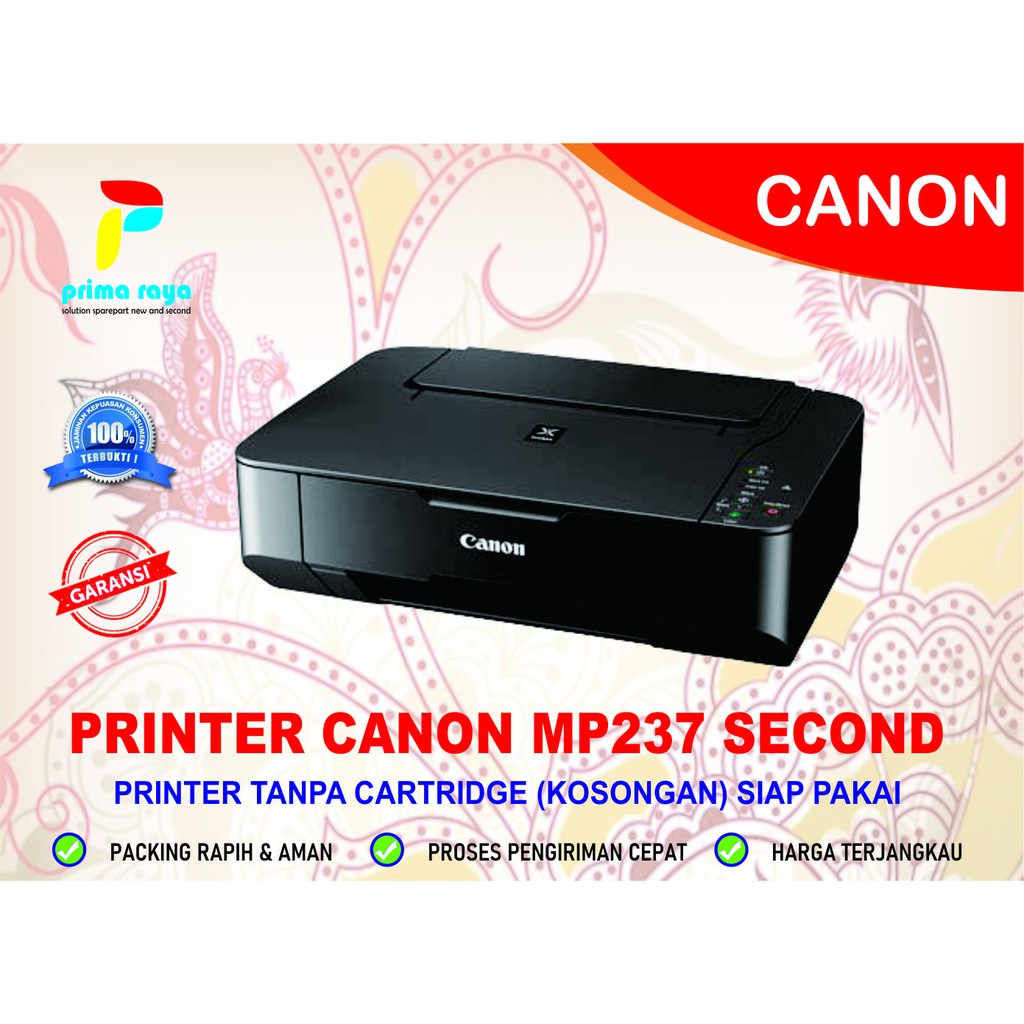 Jual Printer Canon Mp Second Kosongan Tanpa Cartridge Printer Scan