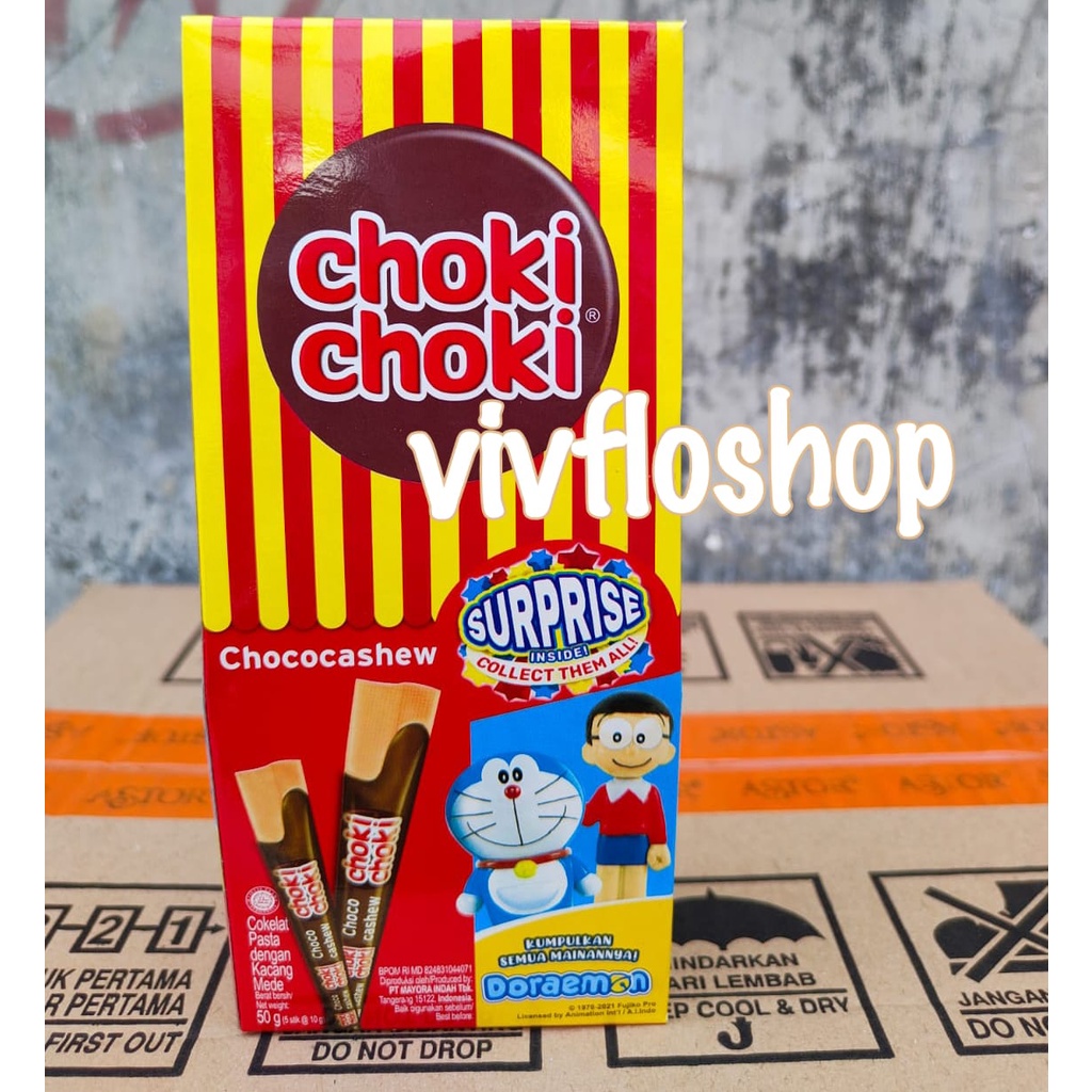 Jual Choki Choki Surprise Chococashew Box Isi 5 Stick Coklat Pasta