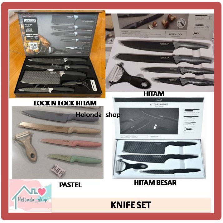 Jual 74 Knife Set LOCK N LOCK Pisau Lock N Lock Shopee Indonesia