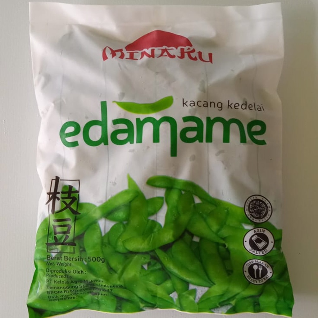 Jual Minaku Kacang Kedelai Edamame Frozen 500gr Praktis Lezat Dan Sehat