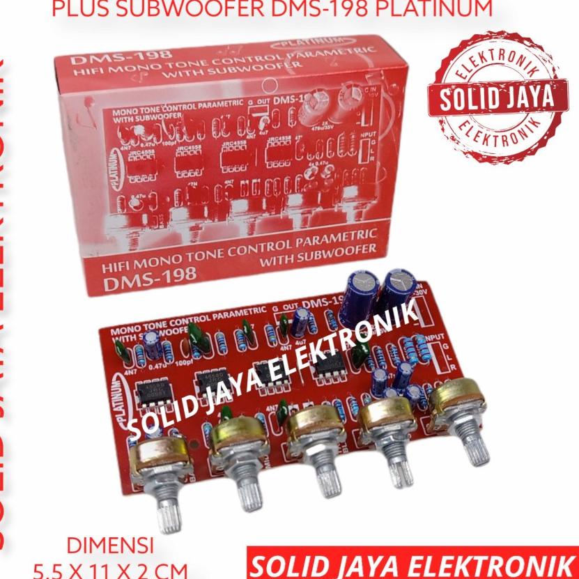 Jual Kejutan Hemat Tone Control Mono Subwoofer Parametric Dms