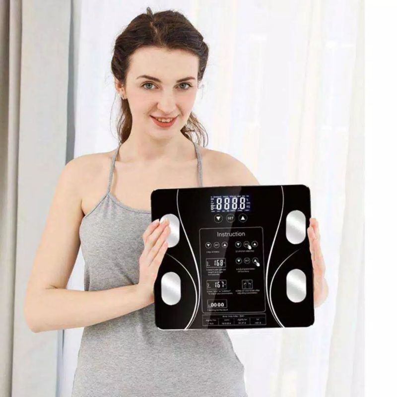 Jual Timbangan Badan Digital Smart Body Fat Scale LED Alat Ukur Kadar