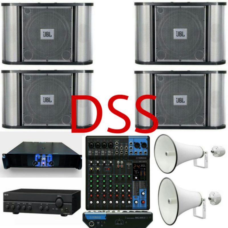 Jual Paket Sound System Profesional Lengkap 4speaker Jbl Rm10 Corong