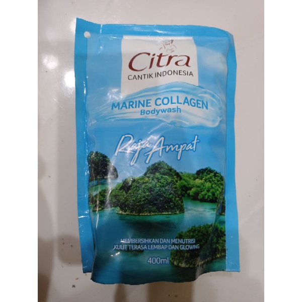 Jual Citra Marine Collagen Bodywash Raja Ampat 400ml Shopee Indonesia