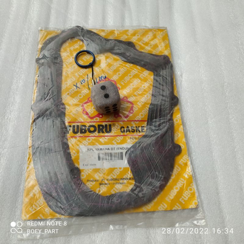 Jual Paking Gasket Bak Blok Kanan Kopling Yamaha Dt100 Dt 100 Nos Merk