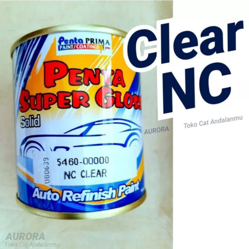 Jual Cat Penta Super Gloss 200gr NC Clear 1 Komponen Anti Gores Clire