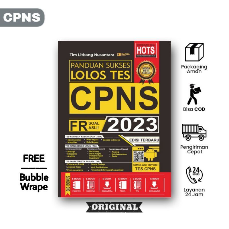 Jual BUKU CPNS 2022 2023 BUKU PANDUAN SUKSES LOLOS TES CPNS 2023 BEST