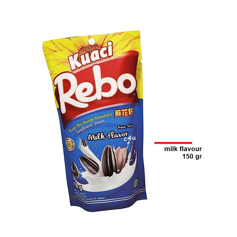 Jual REBO Kuaci Biji Bunga Matahari 150 Gram All Varian Rasa Original