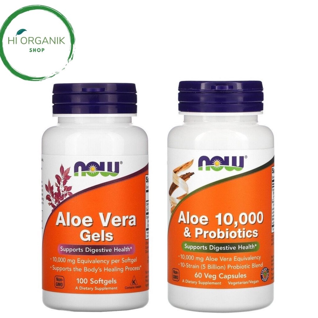 Jual Now Foods Aloe 10000 Probiotics 60 Veg Capsules Now Foods Aloe