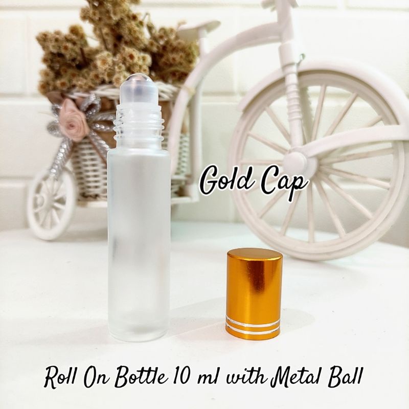 Jual Botol Roll On Kaca Doff Ml Essential Oil Frosted Roller