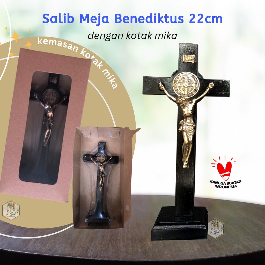 Jual Salib Kayu Benediktus Salib Meja Shopee Indonesia