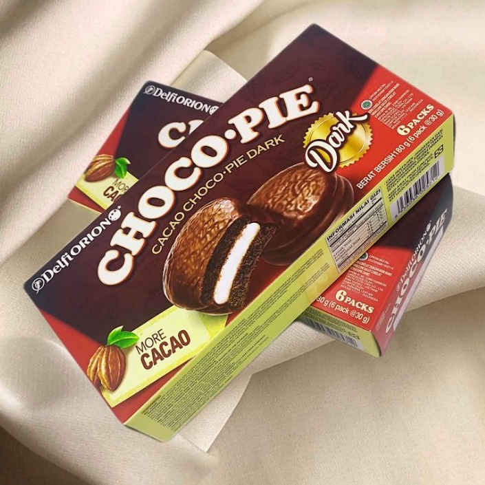 Jual Delfi Orion Chocopie Dark 6 S Shopee Indonesia