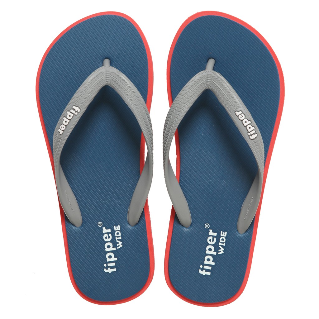 Jual Sendal Jepit Sandal Pria Fipper Wide Blue Snorkel Grey Shopee