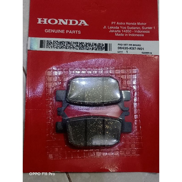 Jual Dispad Kampas Rem Belakang Cakram Disc Motor Honda Pcx Lokal