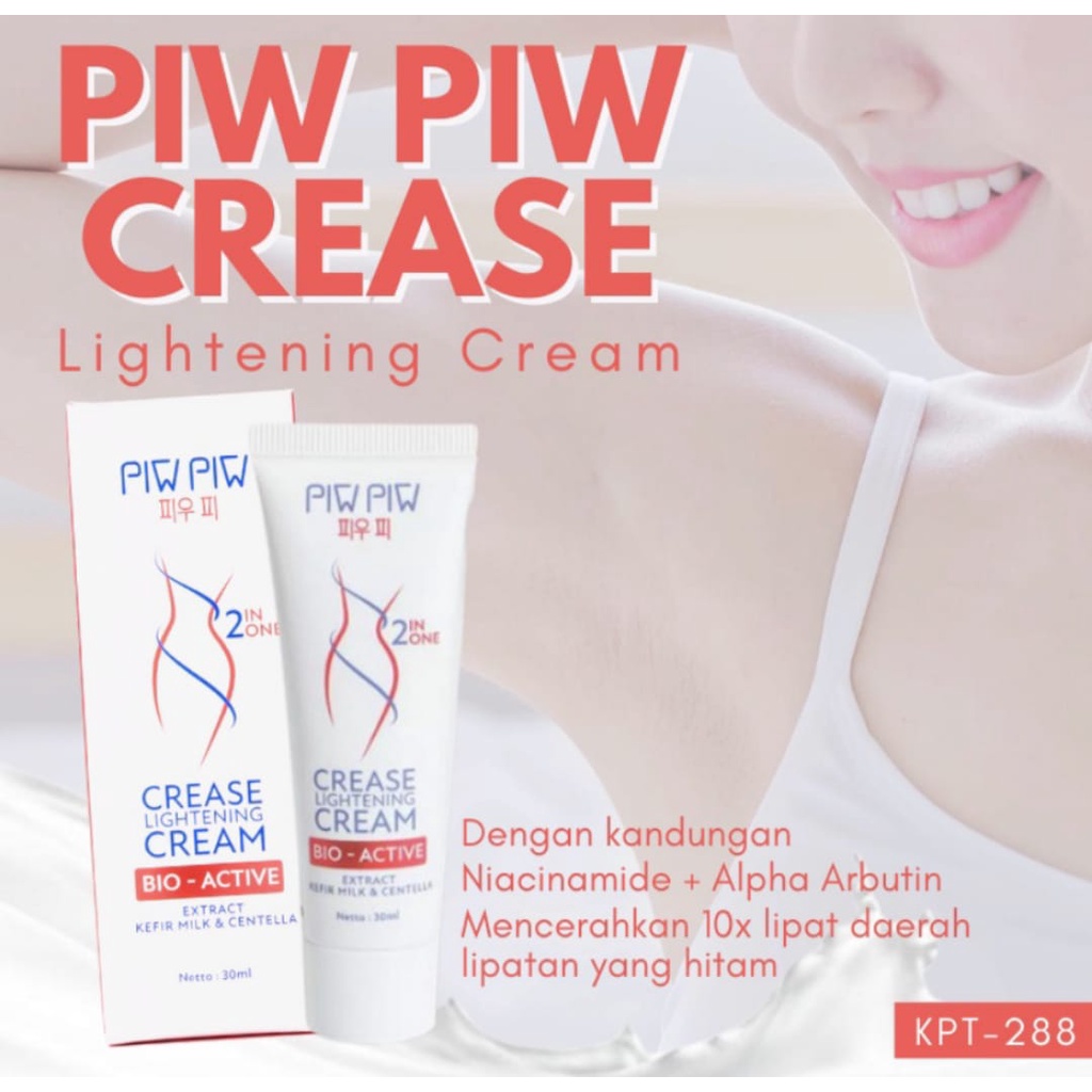 Jual PIW PIW CREASE LIGHTENING CREAM ORIGINAL BPOM PEMUTIH KETIAK